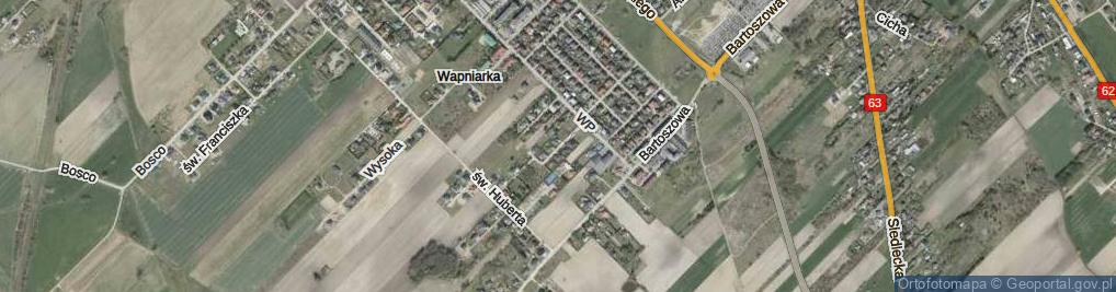 Zdjęcie satelitarne Tęczowa ul.